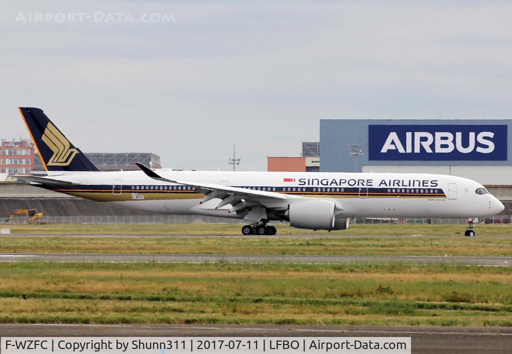 F-WZFC, 2017 Airbus A350-941 C/N 122, C/n 0122 - To be 9V-SMP