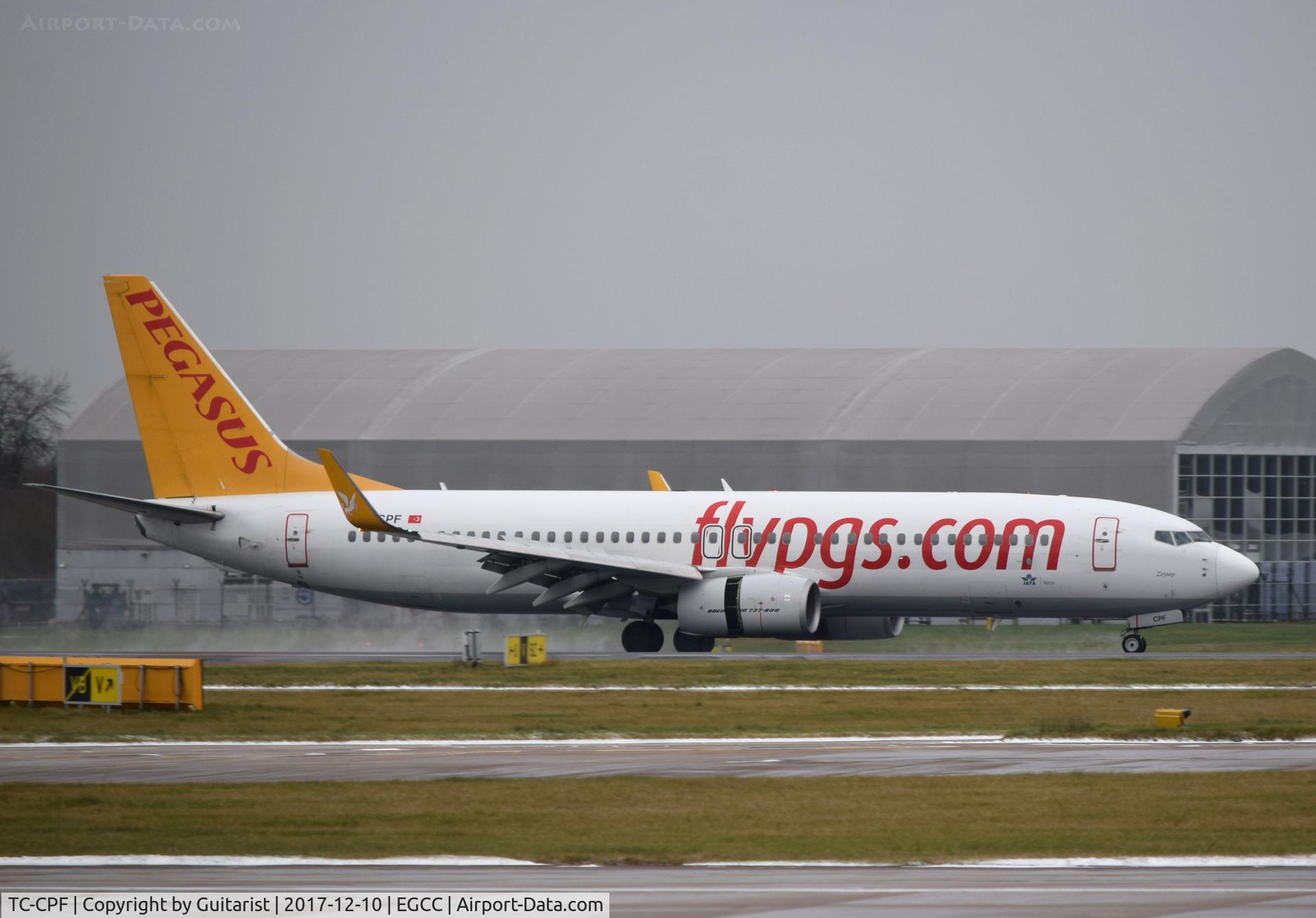 TC-CPF, 2012 Boeing 737-82R C/N 40879, At Manchester
