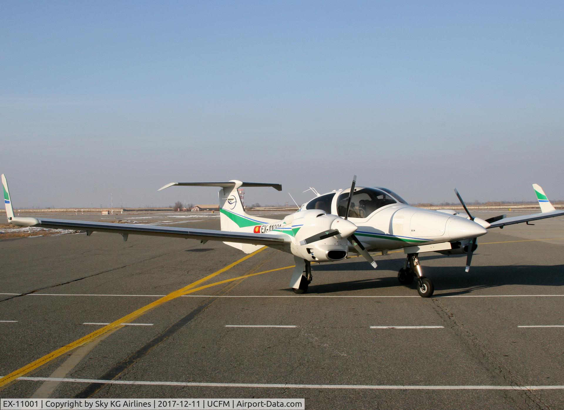 EX-11001, 2010 Diamond DA-42 NG Twin Star C/N 42.MN003, Kyrgyzstan, Manas airport