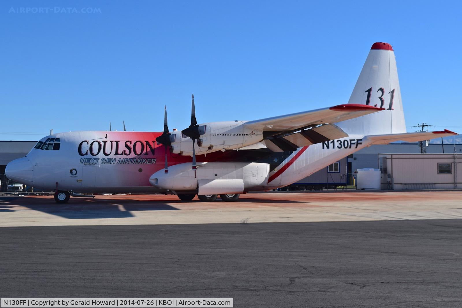 N130FF, 1980 Lockheed EC-130Q Hercules C/N 382-4901, Parked on the NIFC ramp.