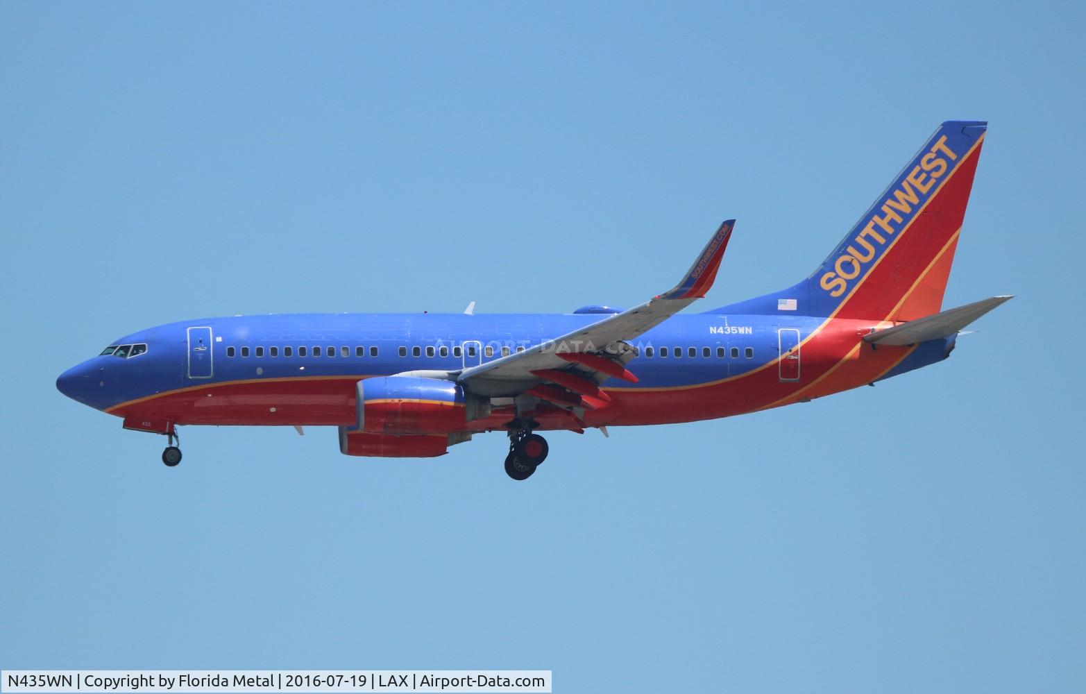 N435WN, 2003 Boeing 737-7H4 C/N 32455, Southwest