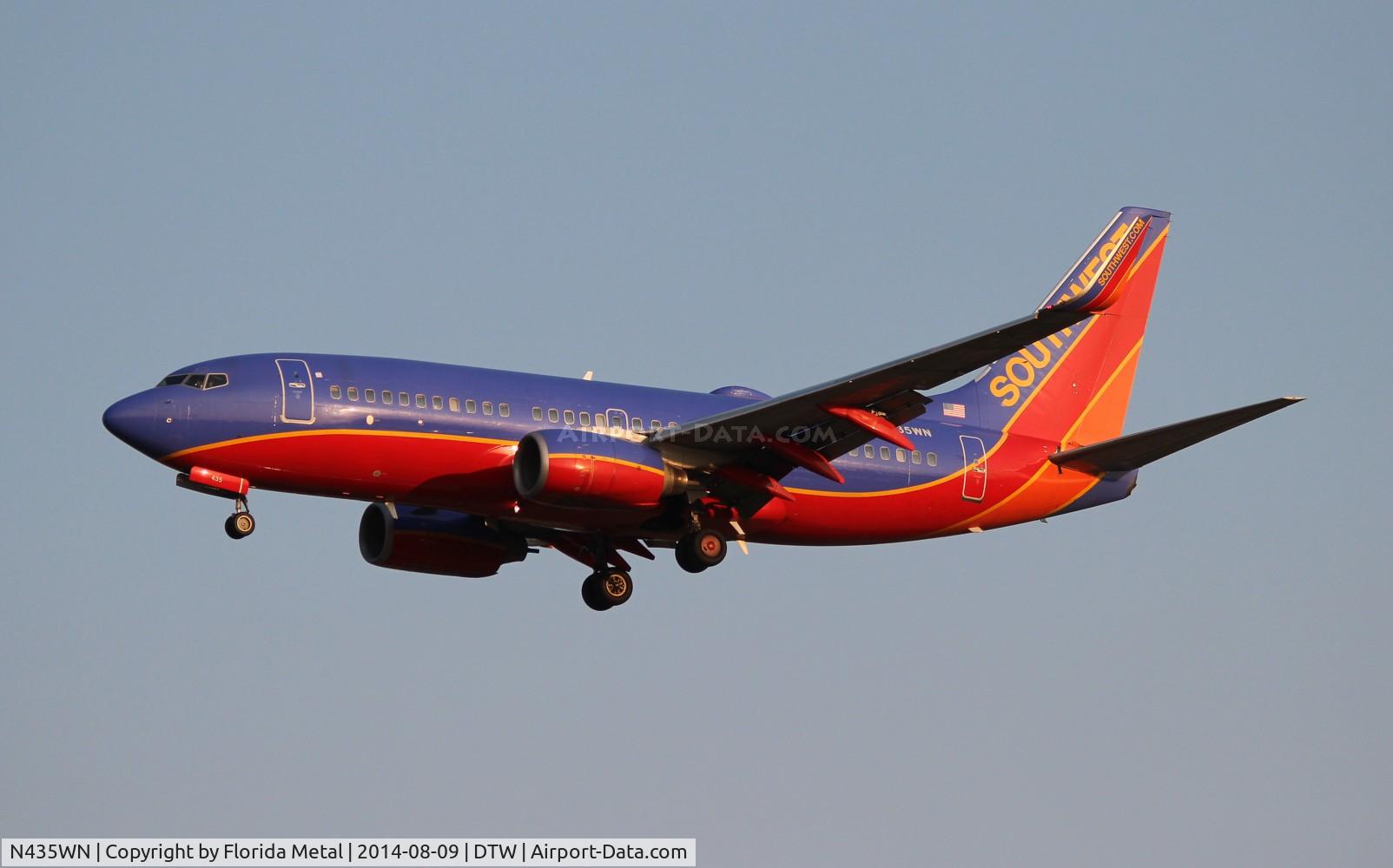 N435WN, 2003 Boeing 737-7H4 C/N 32455, Southwest