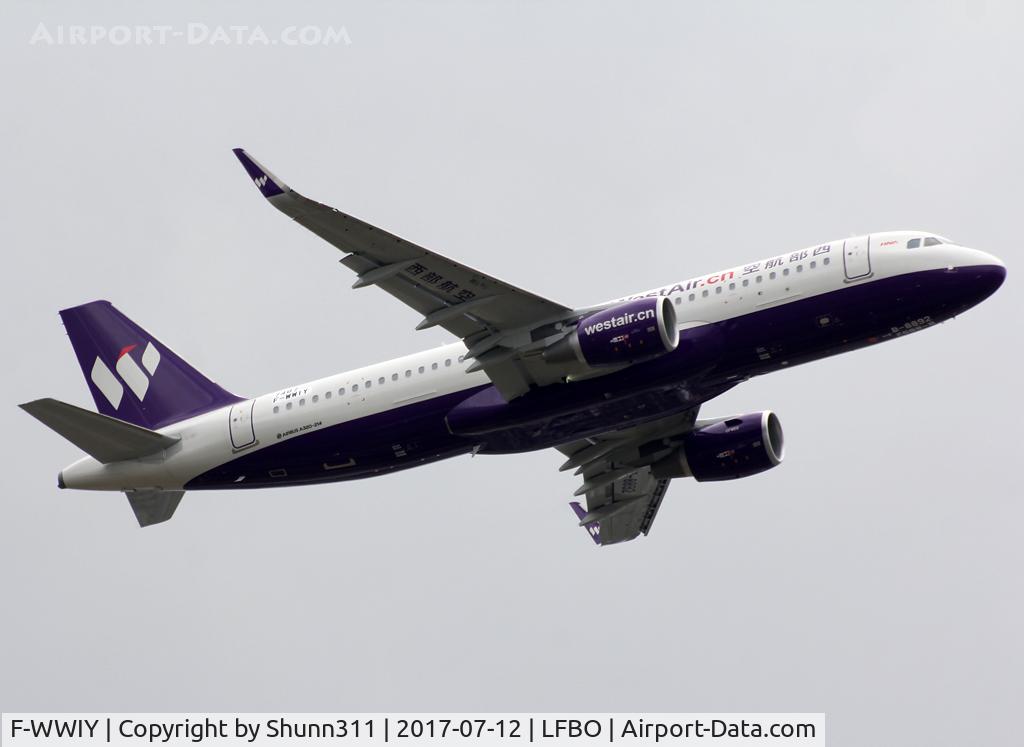 F-WWIY, 2016 Airbus A320-214 C/N 7487, C/n 7487 - To be B-8892