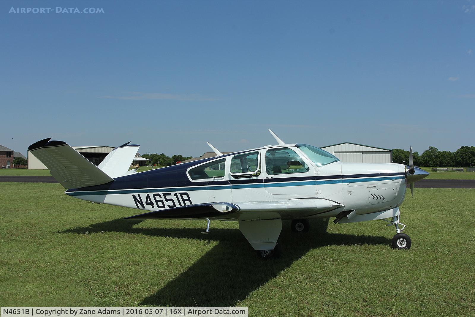 N4651B, Beech V35B Bonanza C/N D-9157, At the 2016 Propwash Fly-in
