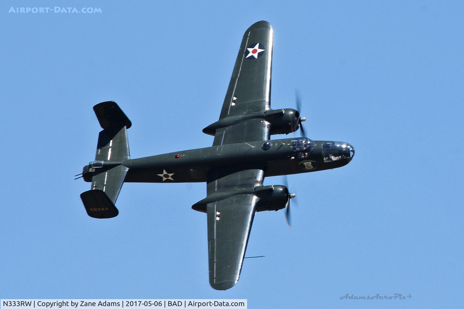 N333RW, 1944 North American B-25N Mitchell C/N 108-47488, At the 2017 Barksdale Airshow