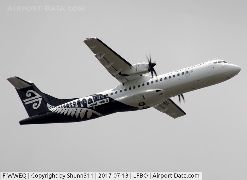 F-WWEQ, 2017 ATR 72-600 C/N 1444, C/n 1444 - To be ZK-MVP