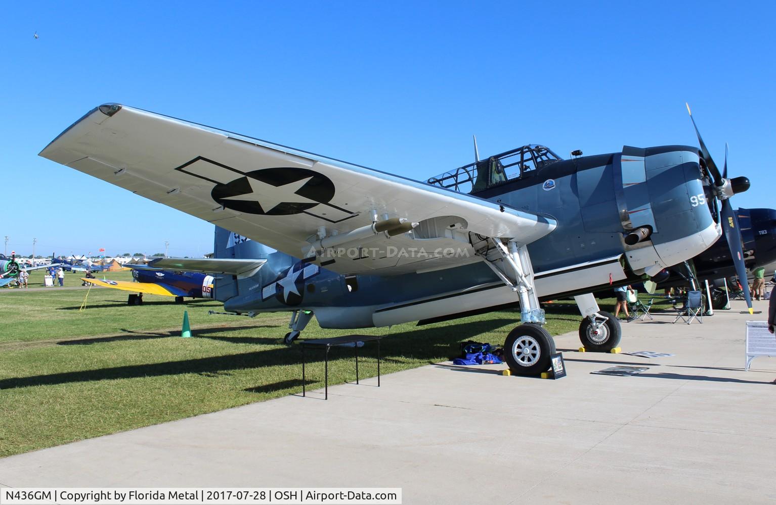 N436GM, Grumman TBM-3E Avenger C/N 4341 (Bu91436), Avenger