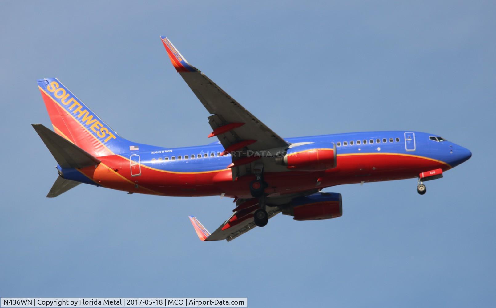 N436WN, 2003 Boeing 737-7H4 C/N 32456, Southwest