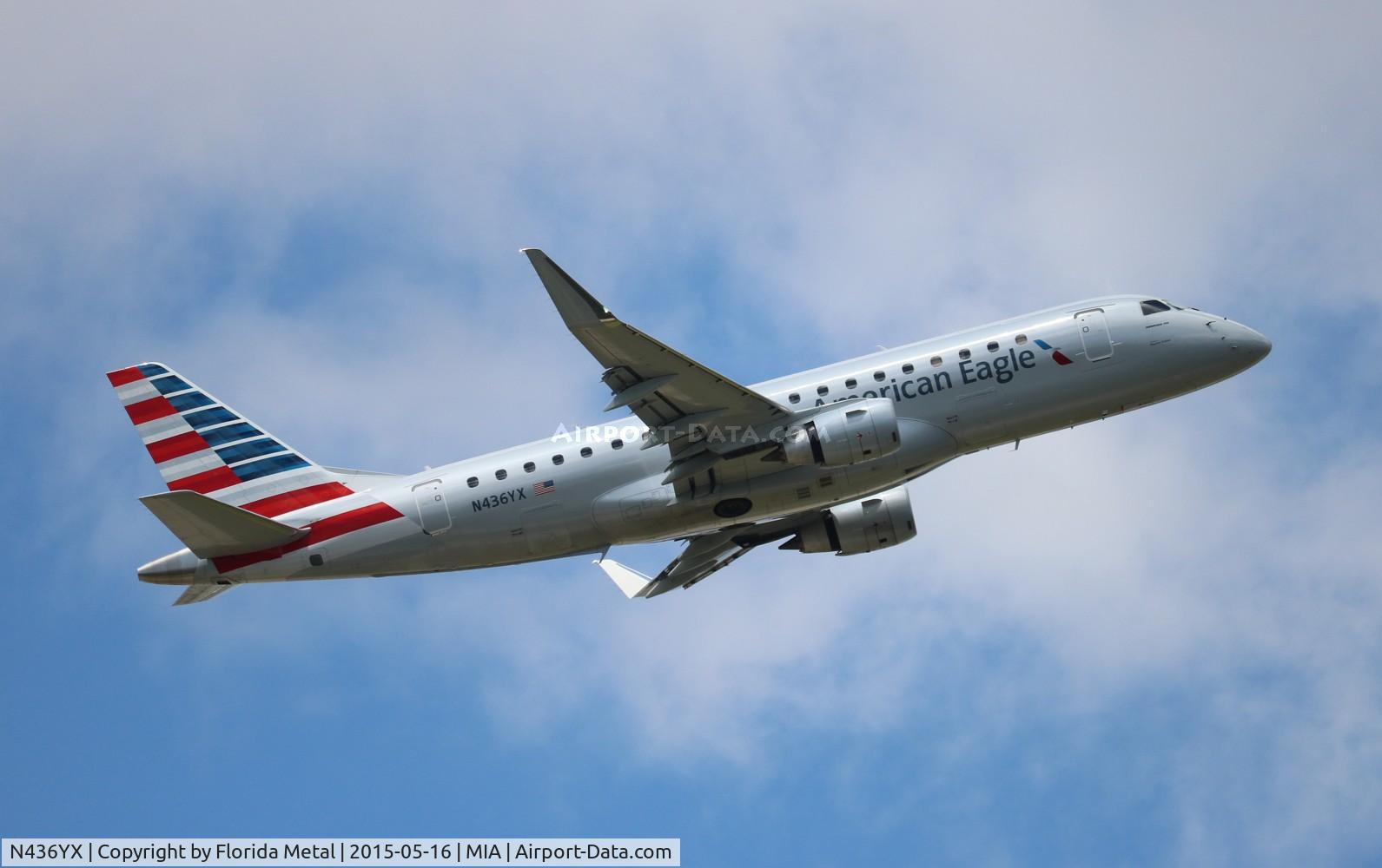 N436YX, 2014 Embraer 175LR (ERJ-170-200LR) C/N 17000424, American Eagle