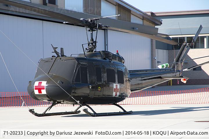 71-20233, 1971 Bell UH-1H Iroquois C/N 13057, Bell UH-1H Iroquois (Huey)   C/N  71-20233 Rhode Island Quonset Air Museum (QAM)