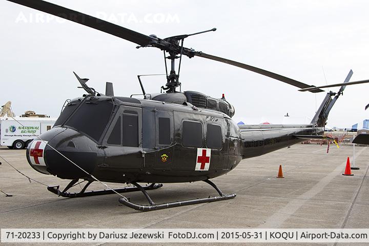 71-20233, 1971 Bell UH-1H Iroquois C/N 13057, Bell UH-1H Iroquois (Huey)   C/N  71-20233 Rhode Island Quonset Air Museum (QAM)