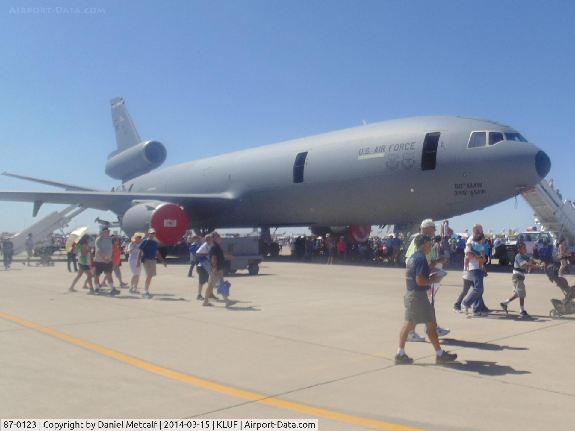 87-0123, 1987 McDonnell Douglas KC-10A Extender C/N 48309/439, Luke AFB Air Show 2014