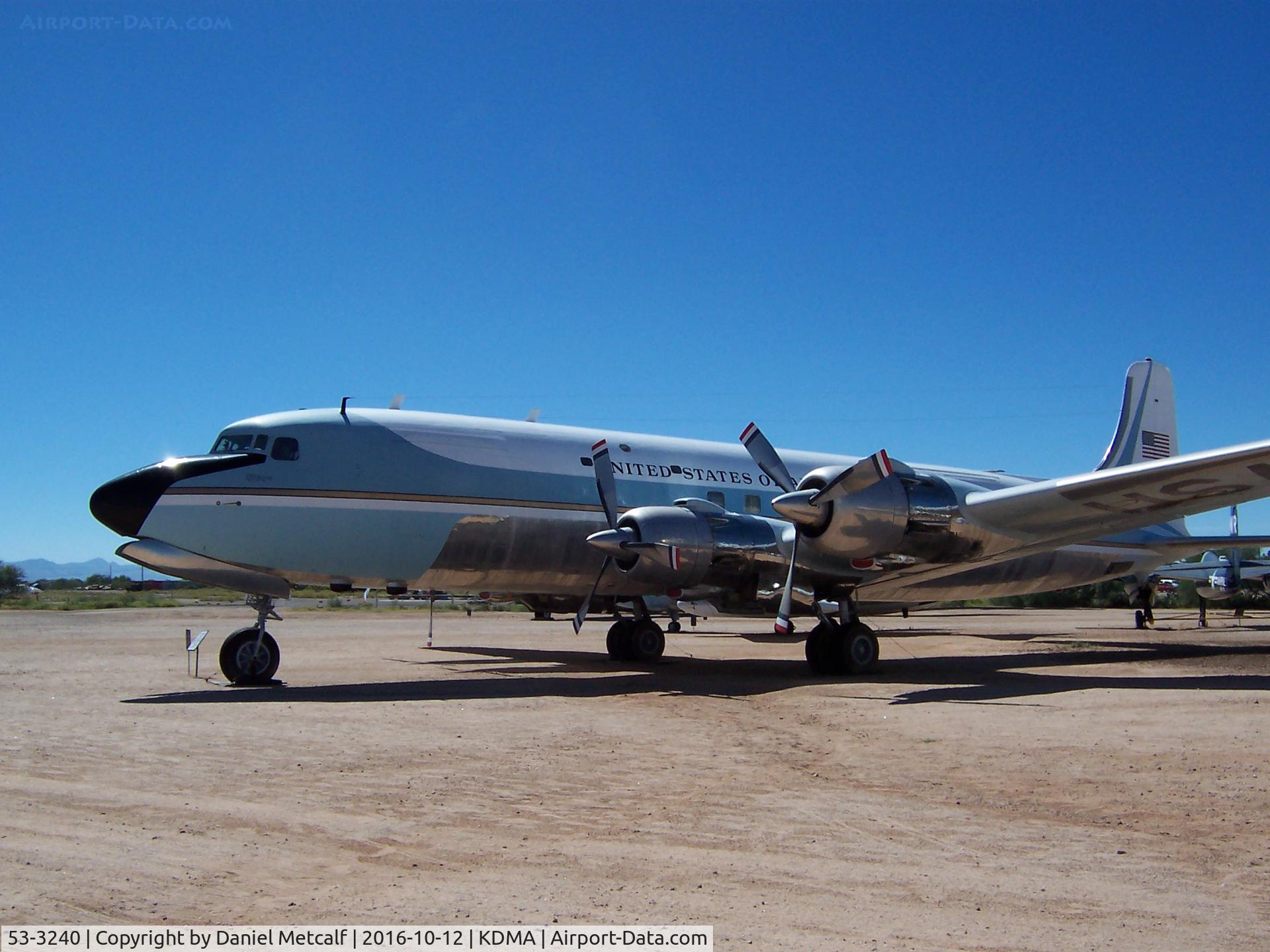53-3240, 1954 Douglas VC-118A Liftmaster C/N 44611, Pima Air & Space Museum