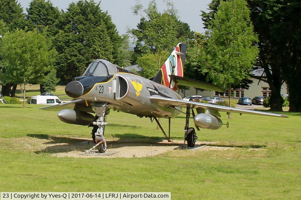 23, Dassault Super Etendard C/N 23, Dassault Super Etendard M, Preserved at Landivisiau Naval Air Base (LFRJ)
