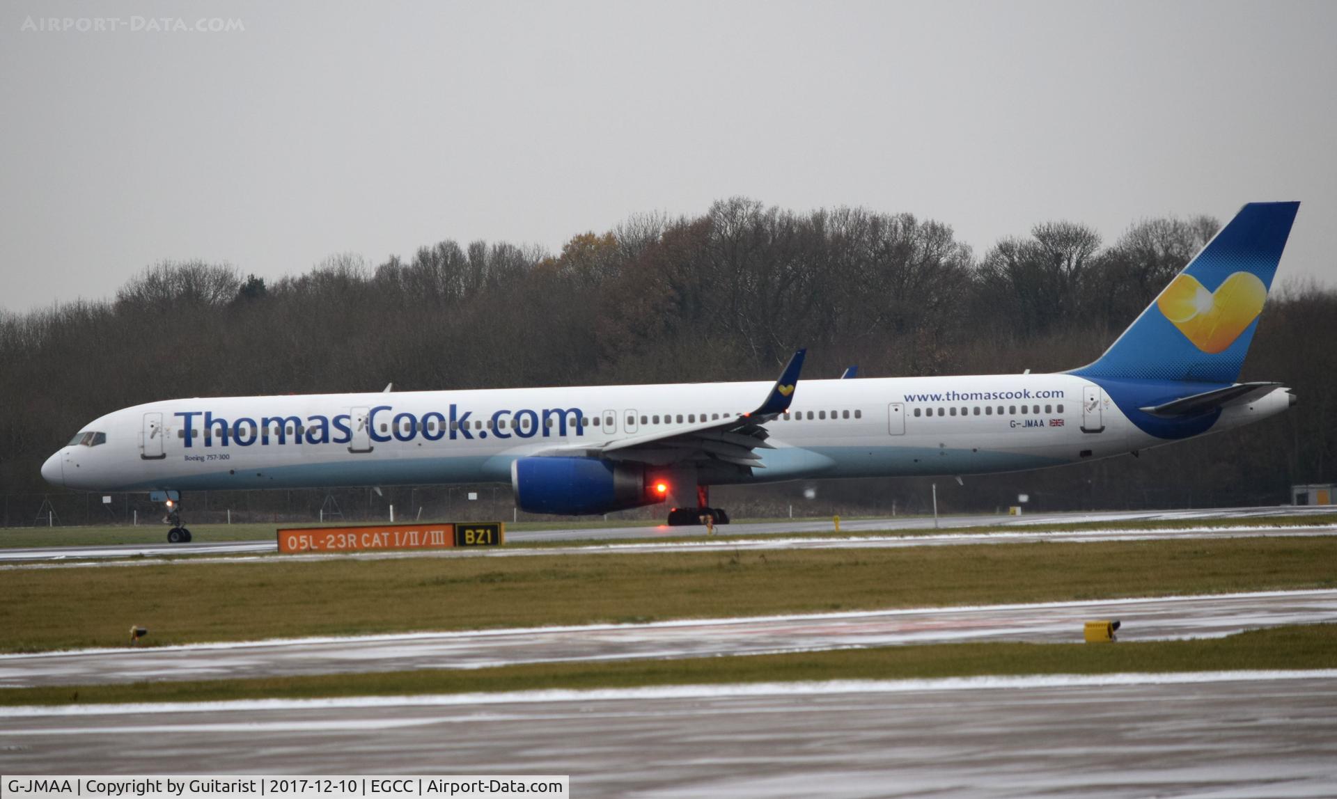 G-JMAA, 2001 Boeing 757-3CQ C/N 32241, At Manchester