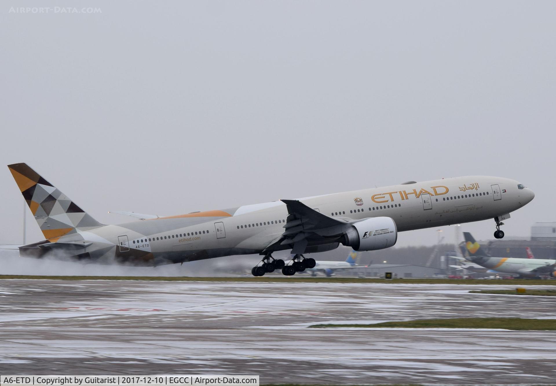 A6-ETD, 2006 Boeing 777-3FX/ER C/N 34600, At Manchester