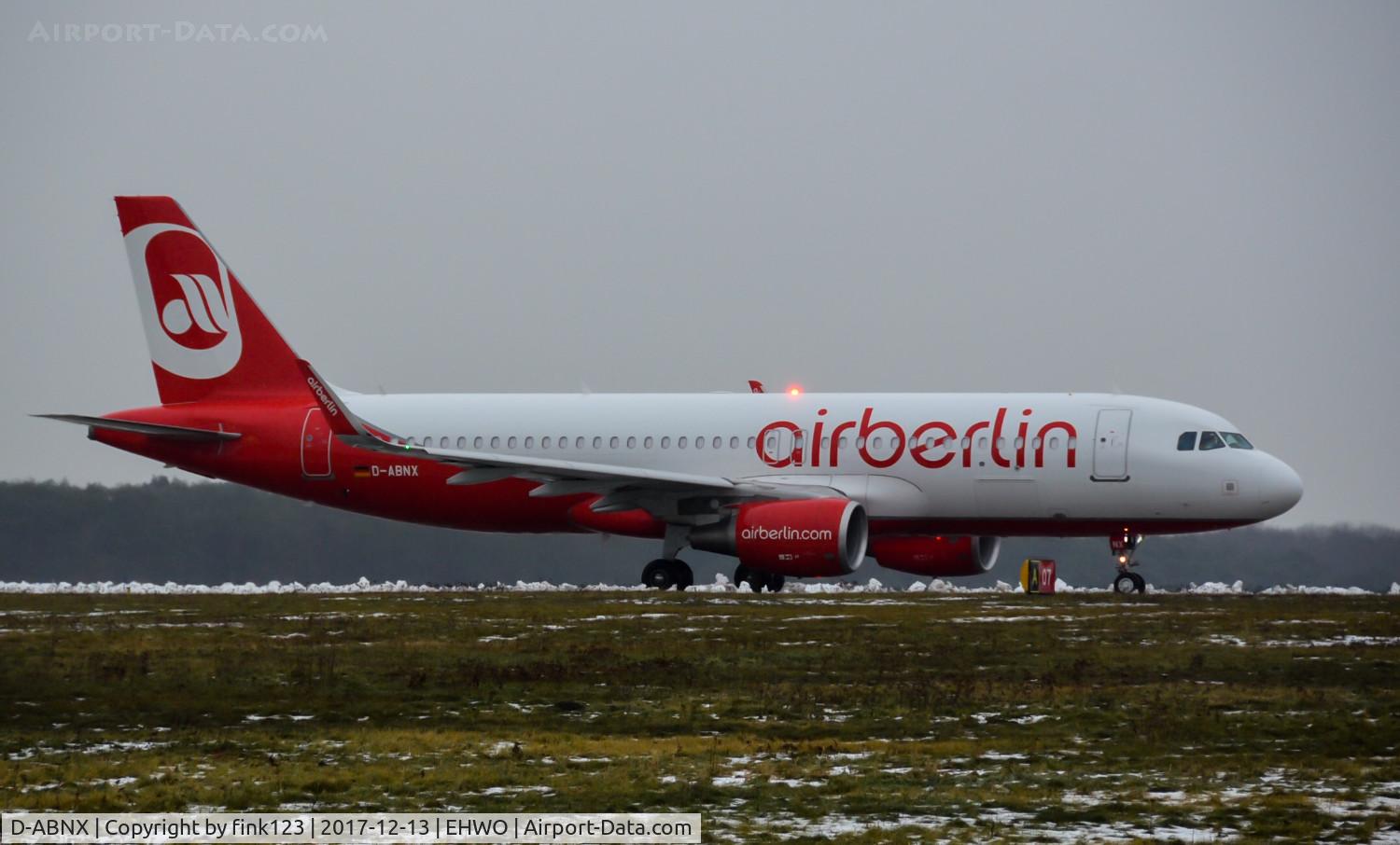 D-ABNX, 2016 Airbus A320-214 C/N 6927, Air berlin A320