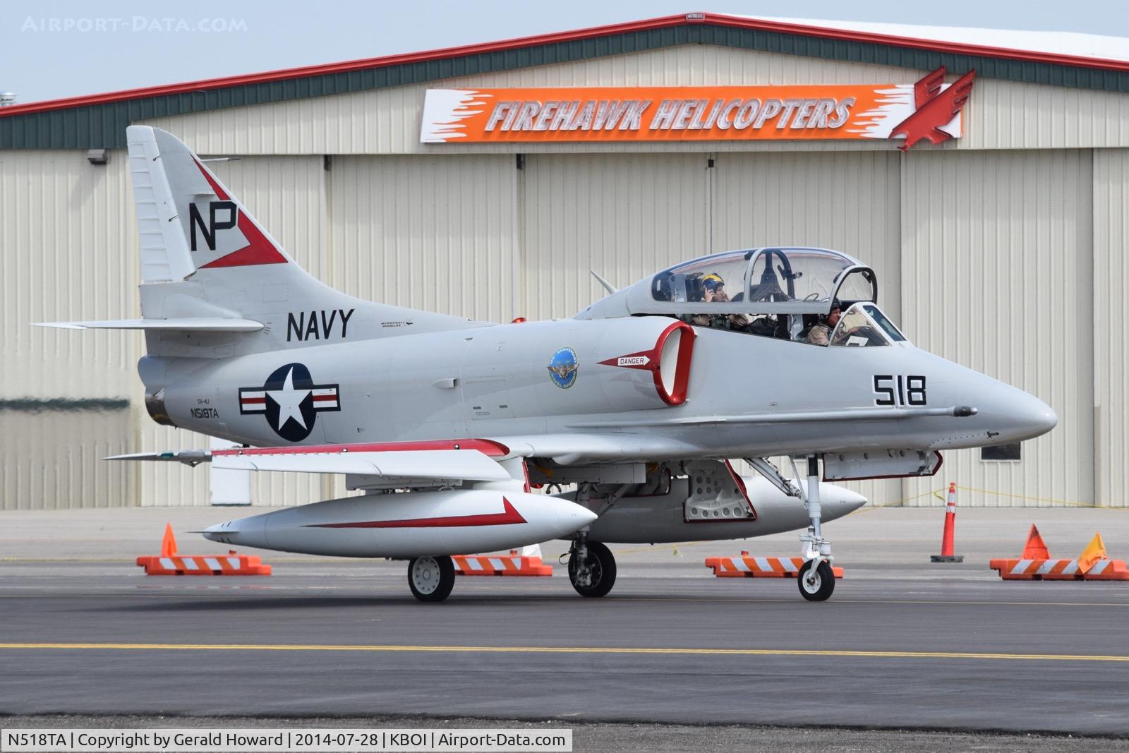 N518TA, 2010 Douglas TA-4J Skyhawk C/N 14291, On Alpha.