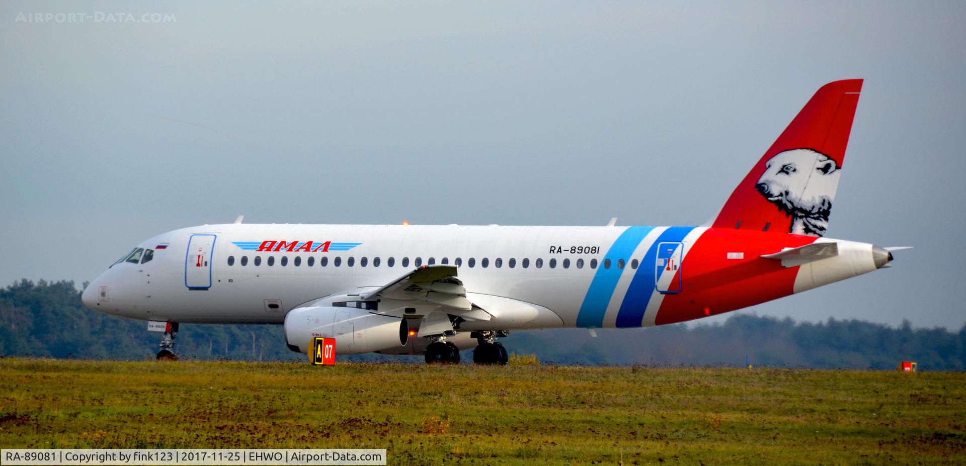 RA-89081, 2017 Sukhoi Superjet 100 C/N 42421412, Yamal SSJ