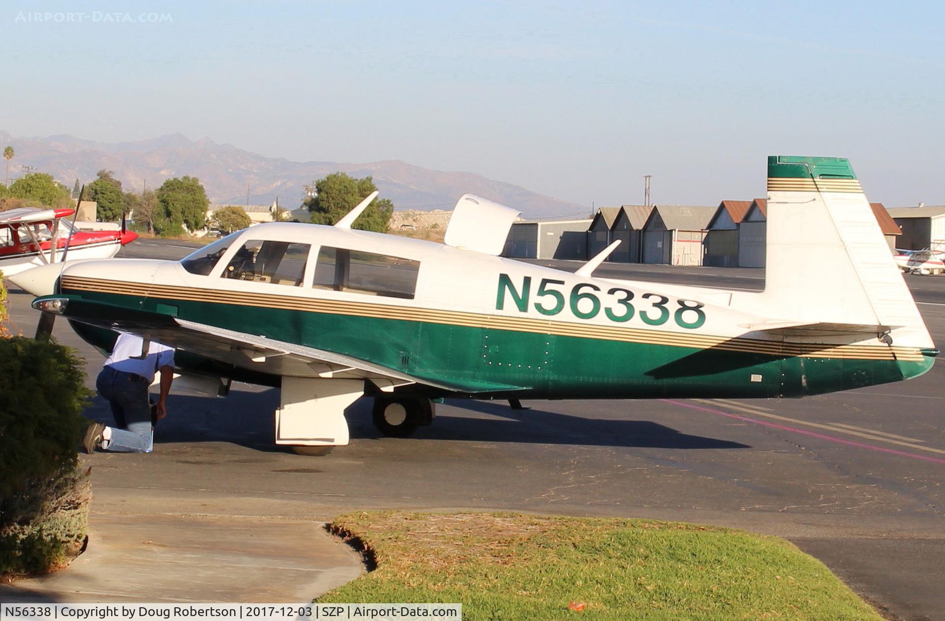 N56338, 1983 Mooney M20J 201 C/N 24-1372, 1983 Mooney M20J 201, Lycoming IO-360 SER A&C 200 Hp, at Fuel Dock