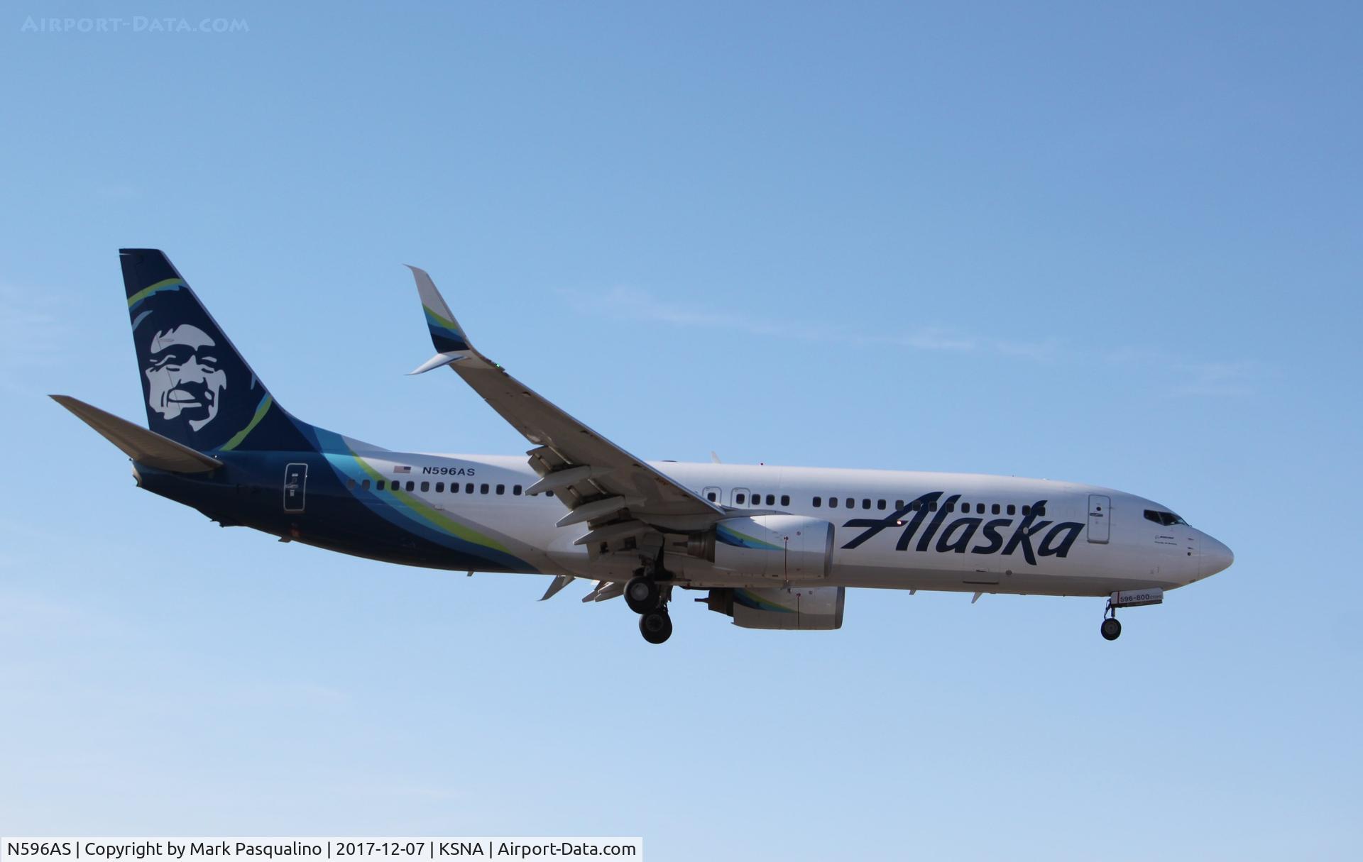 N596AS, 2008 Boeing 737-890 C/N 35688, Boeing 737-800