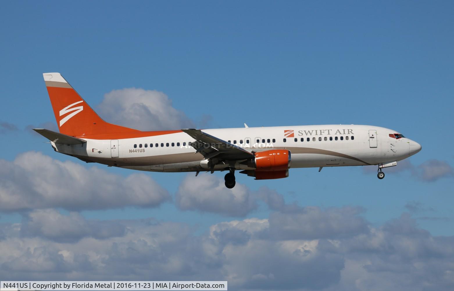 N441US, 1990 Boeing 737-4B7 C/N 24812, Swift