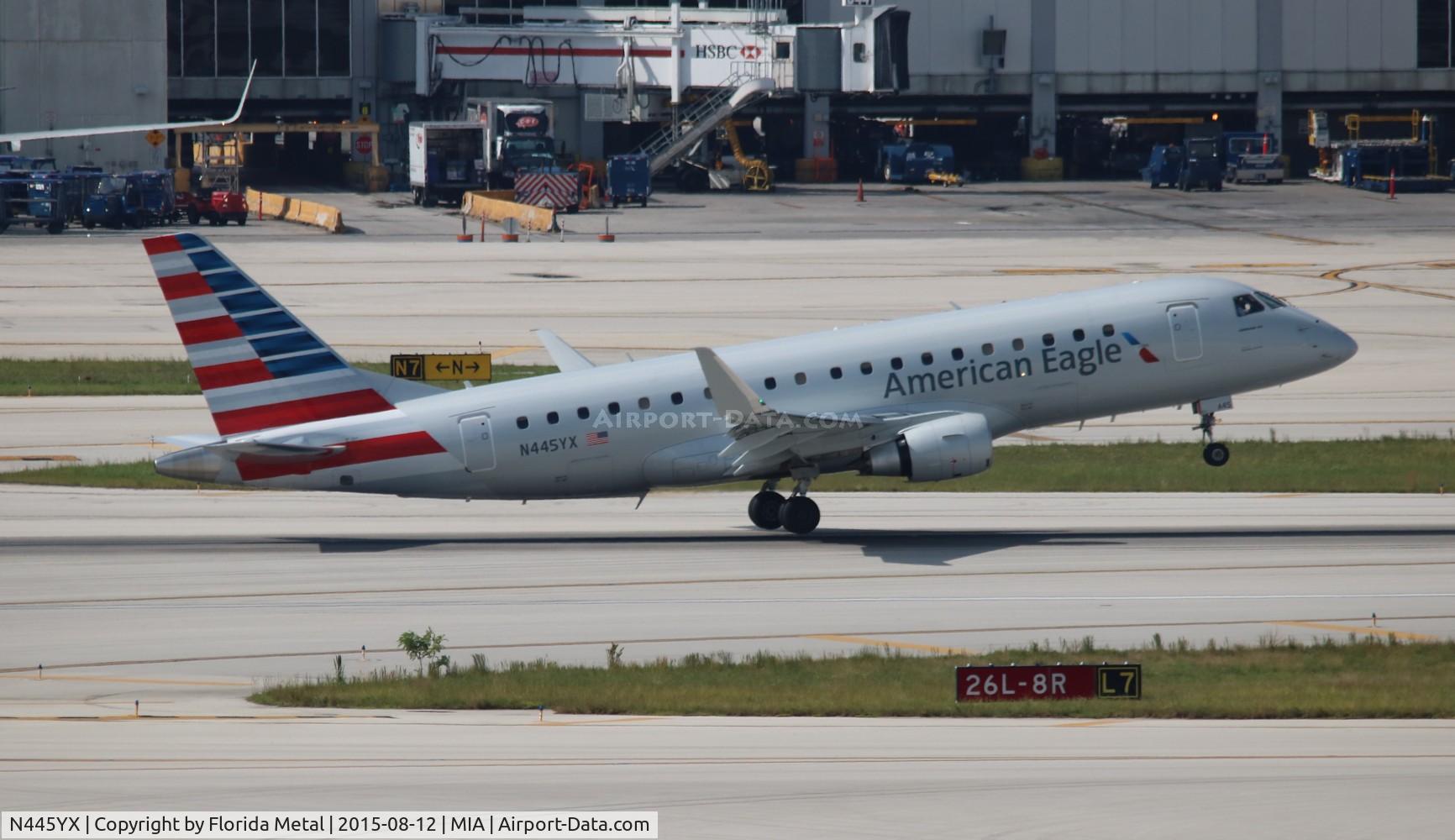 N445YX, 2015 Embraer 175LR (ERJ-170-200LR) C/N 17000455, American Eagle