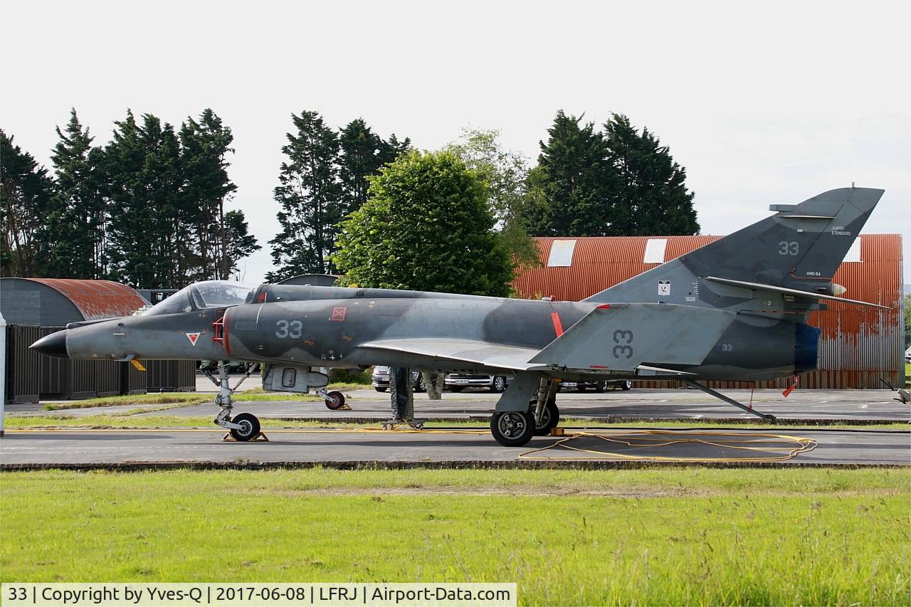 33, Dassault Super Etendard C/N 33, Dassault Super Etendard M, Preserved at Landivisiau Naval Air Base (LFRJ)