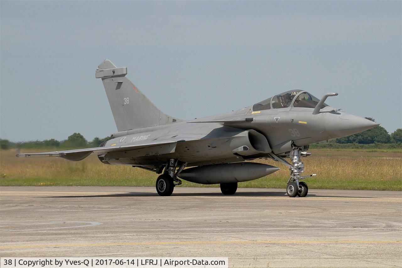 38, 2013 Dassault Rafale M C/N 38, Dassault Rafale M, Taxiing to flight line, Landivisiau Naval Air Base (LFRJ) Tiger Meet 2017