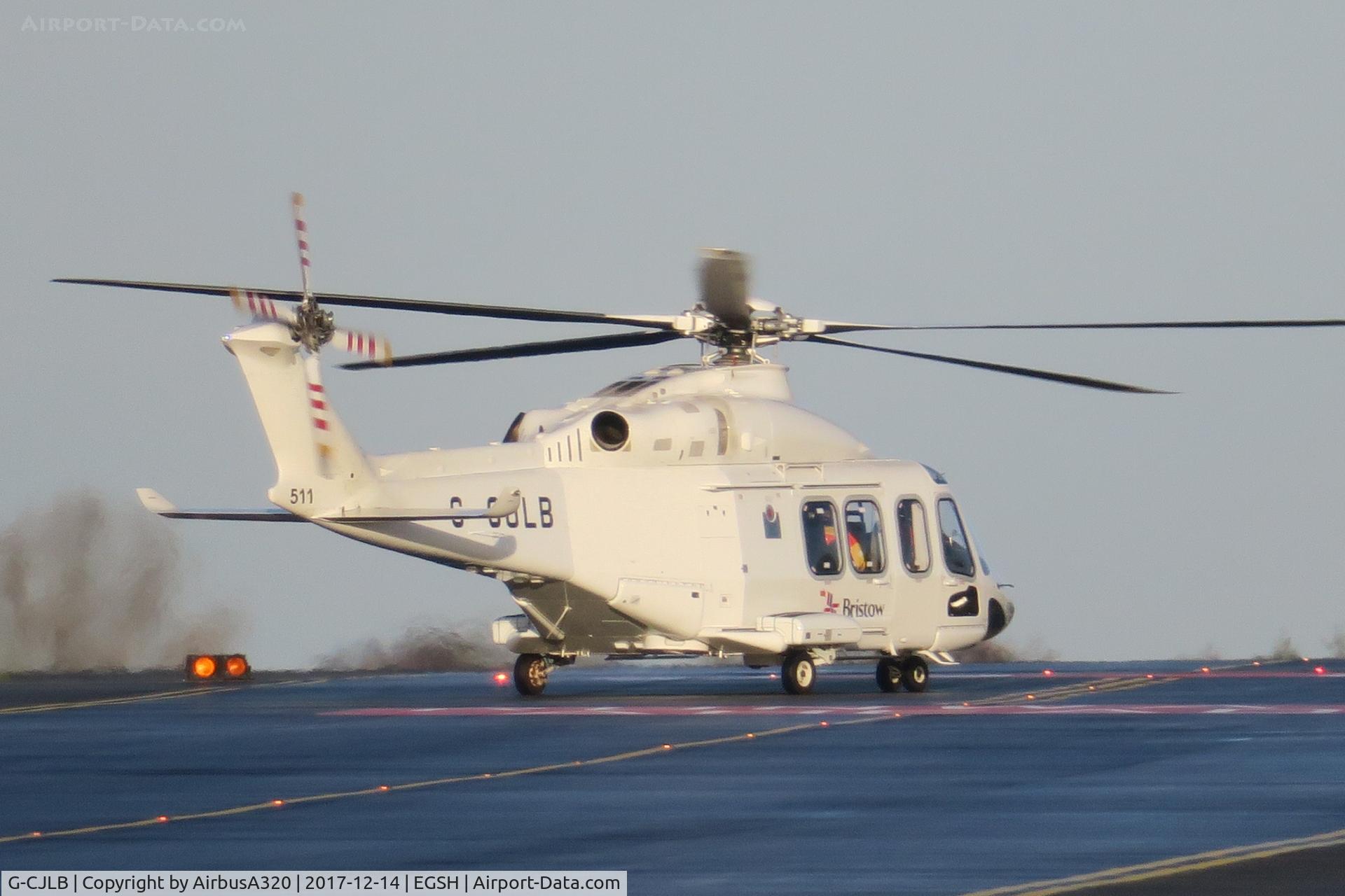 G-CJLB, 2016 AgustaWestland AW-139 C/N 41511, 180 turn on charlie