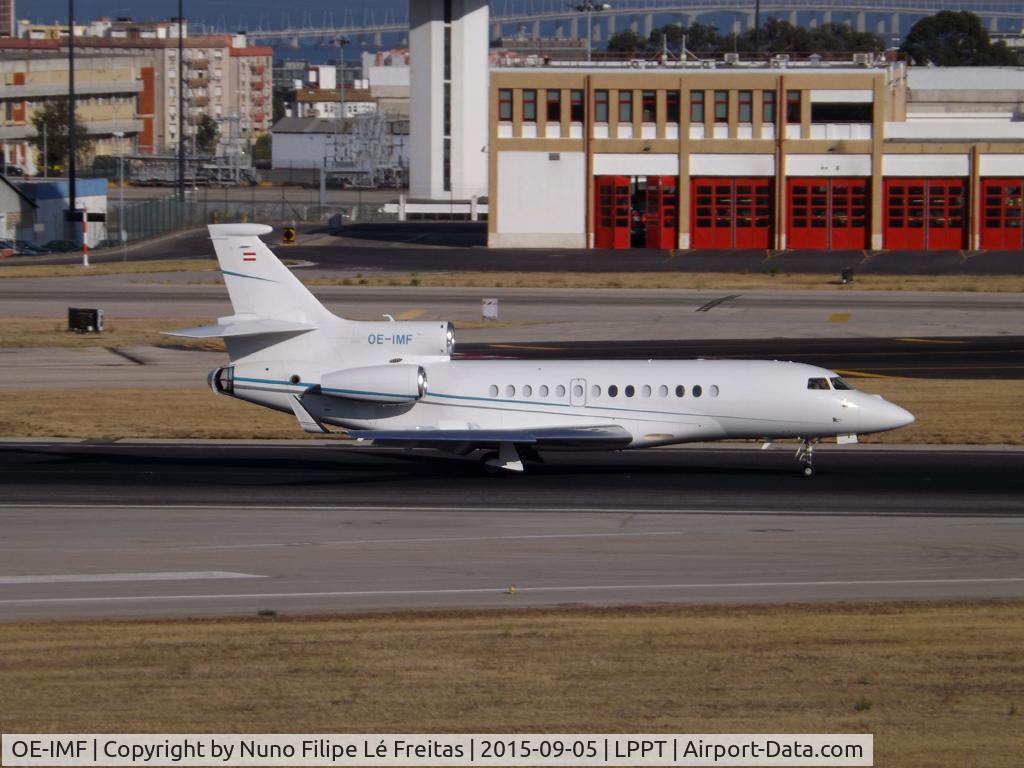 OE-IMF, 2011 Dassault Falcon 7X C/N 125, Landing.
