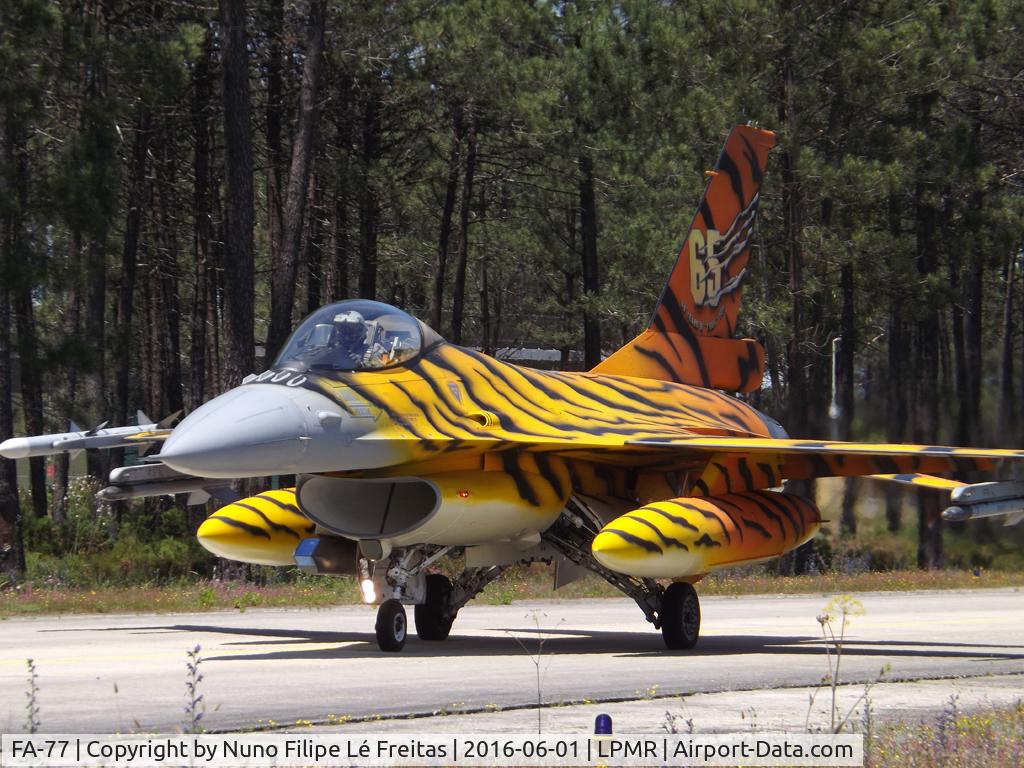 FA-77, SABCA F-16AM Fighting Falcon C/N 6H-77, Taxying.
