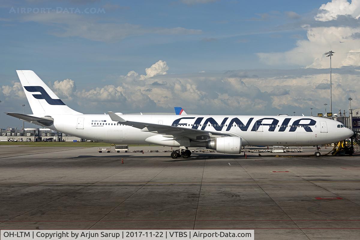 OH-LTM, 2009 Airbus A330-302E C/N 994, On the apron at Bangkok.