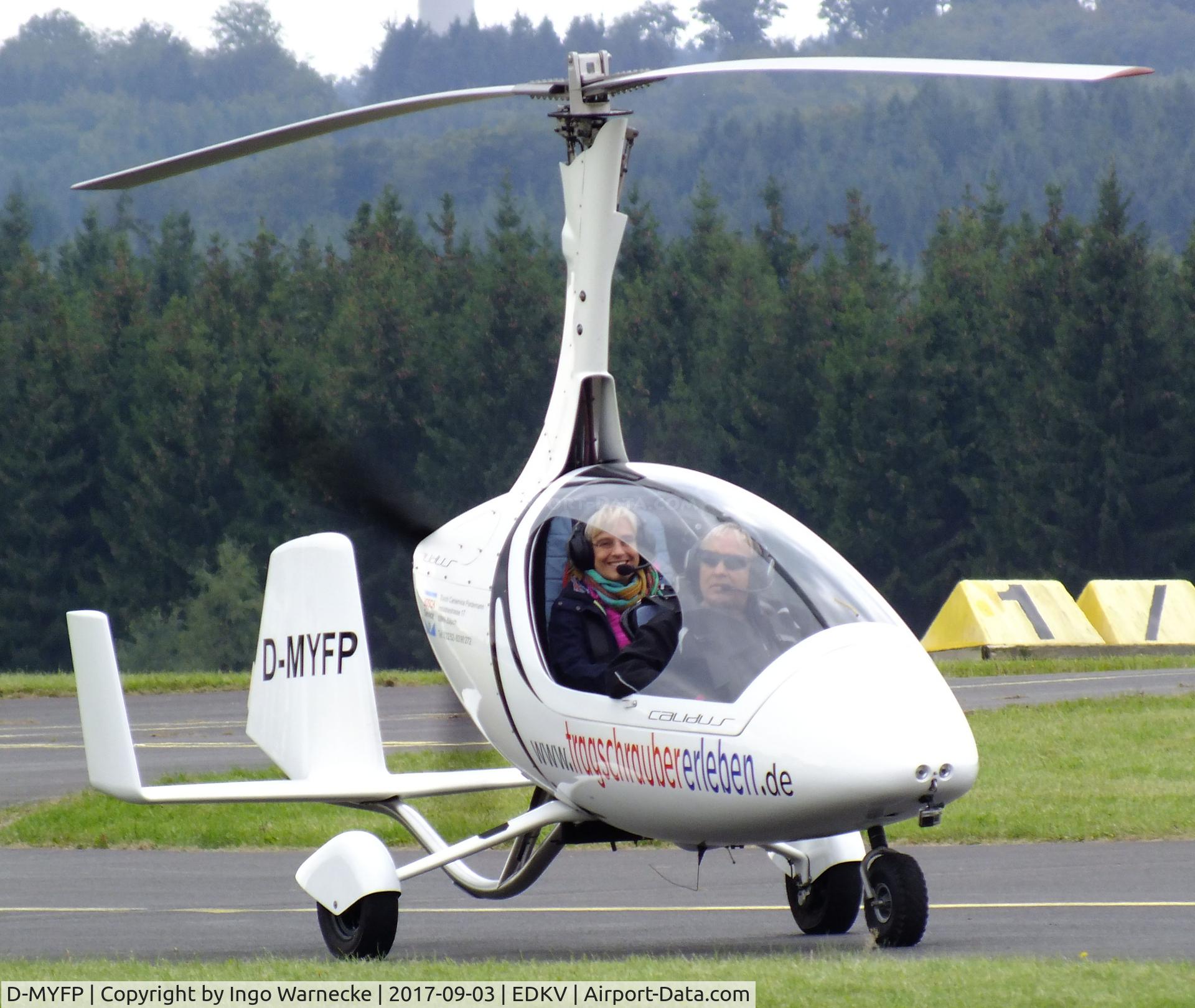 D-MYFP, AutoGyro Calidus C/N not foung D-Myfp, AutoGyro Calidus at the Dahlemer Binz 60th jubilee airfield display