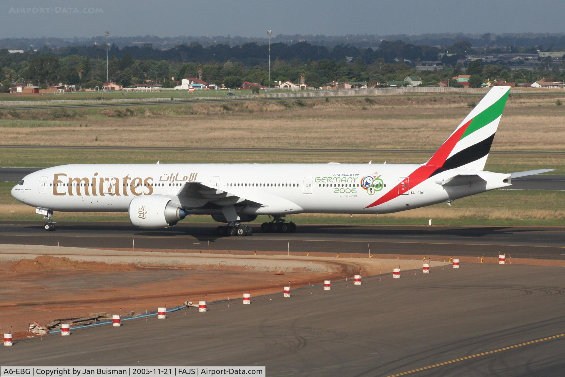 A6-EBG, 2005 Boeing 777-36N/ER C/N 33862, Emirates