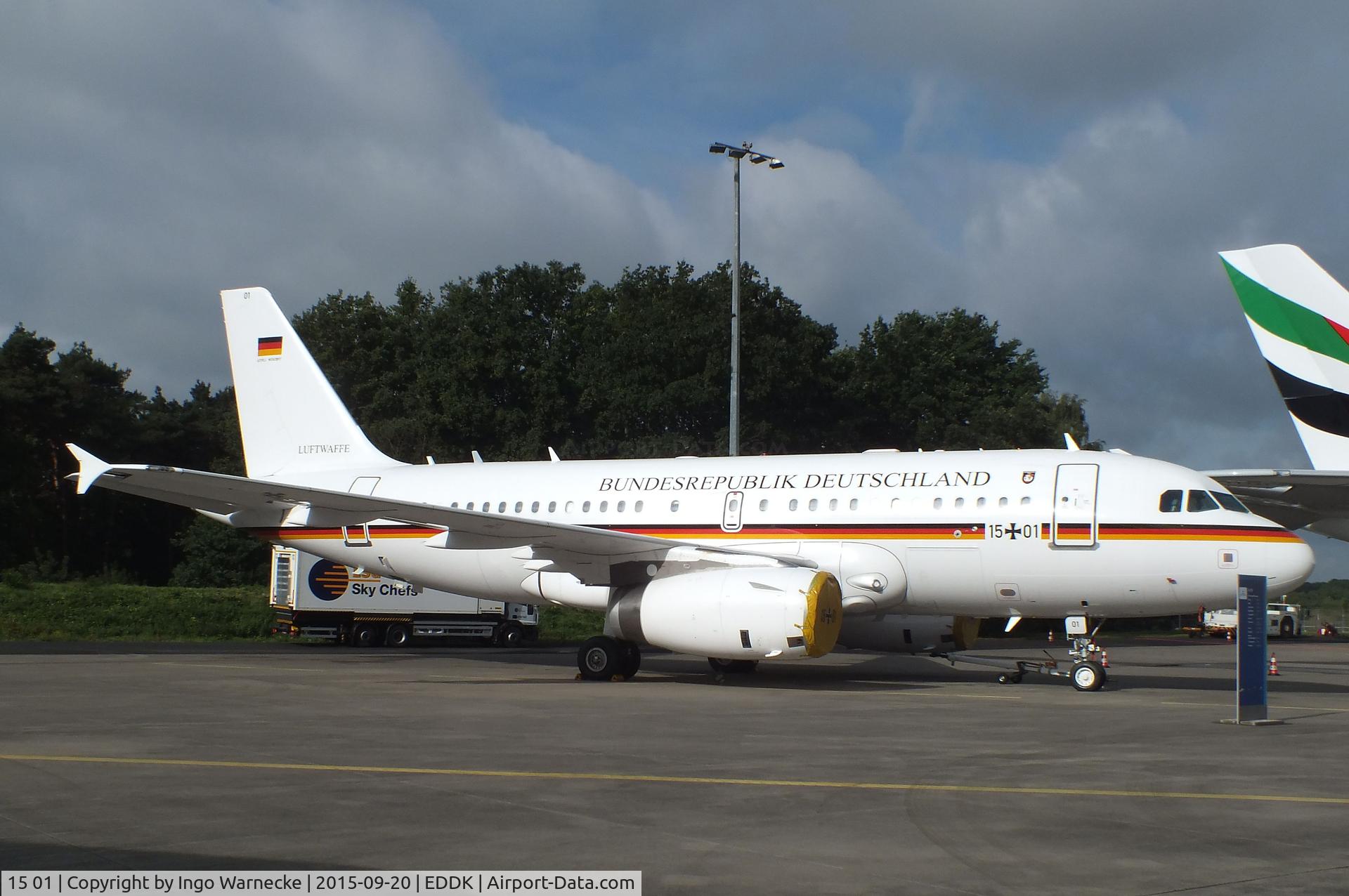 15 01, 2009 Airbus ACJ319 (A319-133/CJ) C/N 3897, Airbus ACJ319 (A319-133/CJ) of Flugbereitschaft BMVg (German air force VIP-Flight) at the DLR 2015 air and space day on the side of Cologne airport
