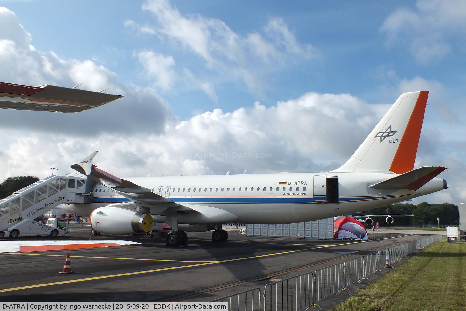 D-ATRA, 1997 Airbus A320-232 C/N 659, Airbus A320-232 ATRA research aircraft of DLR at the DLR 2015 air and space day on the side of Cologne airport