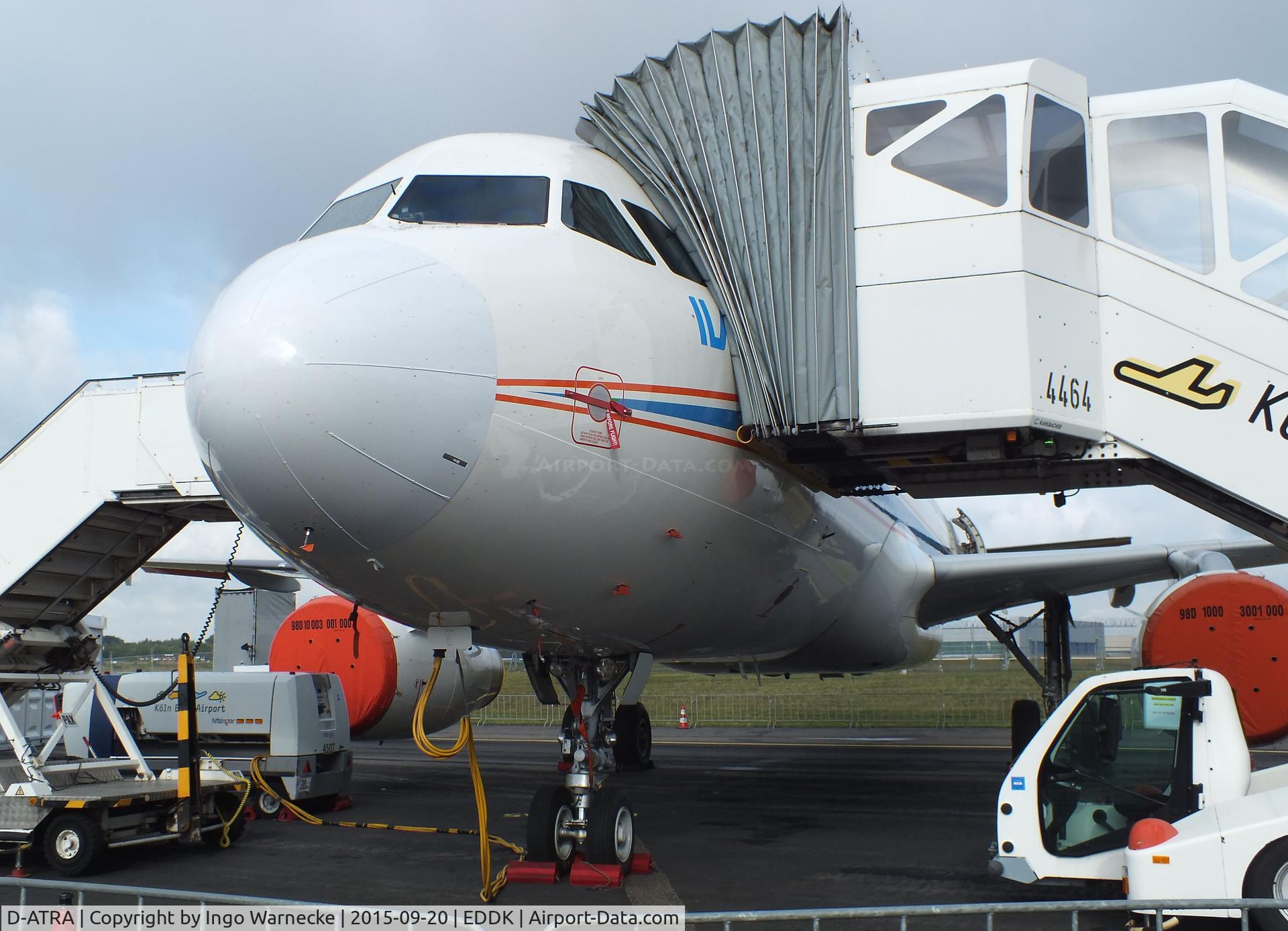 D-ATRA, 1997 Airbus A320-232 C/N 659, Airbus A320-232 ATRA research aircraft of DLR at the DLR 2015 air and space day on the side of Cologne airport