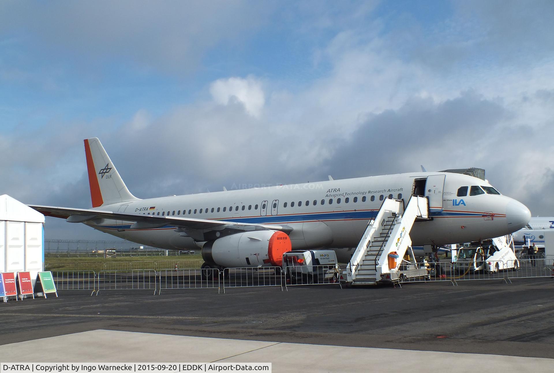 D-ATRA, 1997 Airbus A320-232 C/N 659, Airbus A320-232 ATRA research aircraft of DLR at the DLR 2015 air and space day on the side of Cologne airport