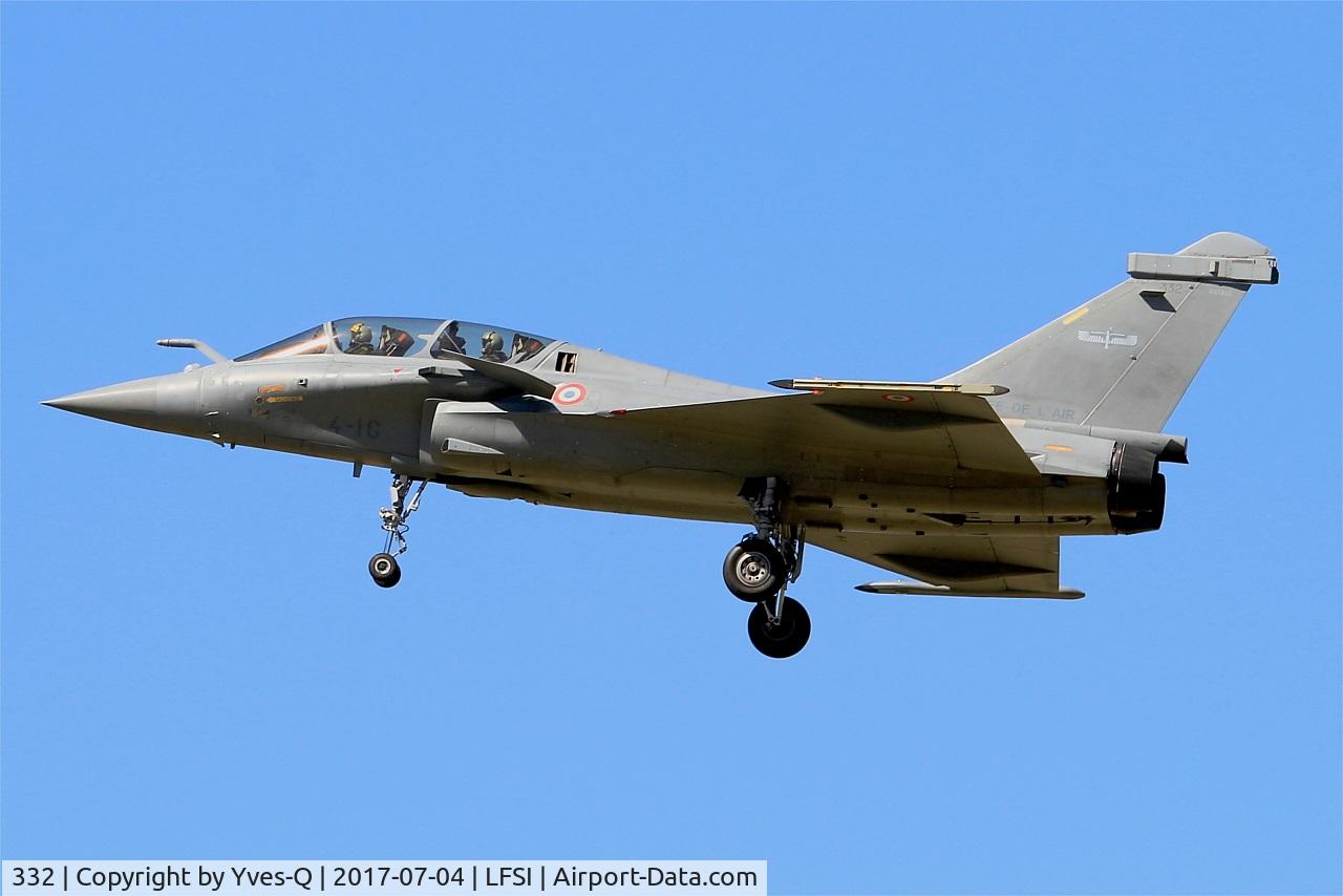 332, Dassault Rafale B C/N 332, Dassault Rafale B, On final rwy 29, St Dizier-Robinson Air Base 113 (LFSI)