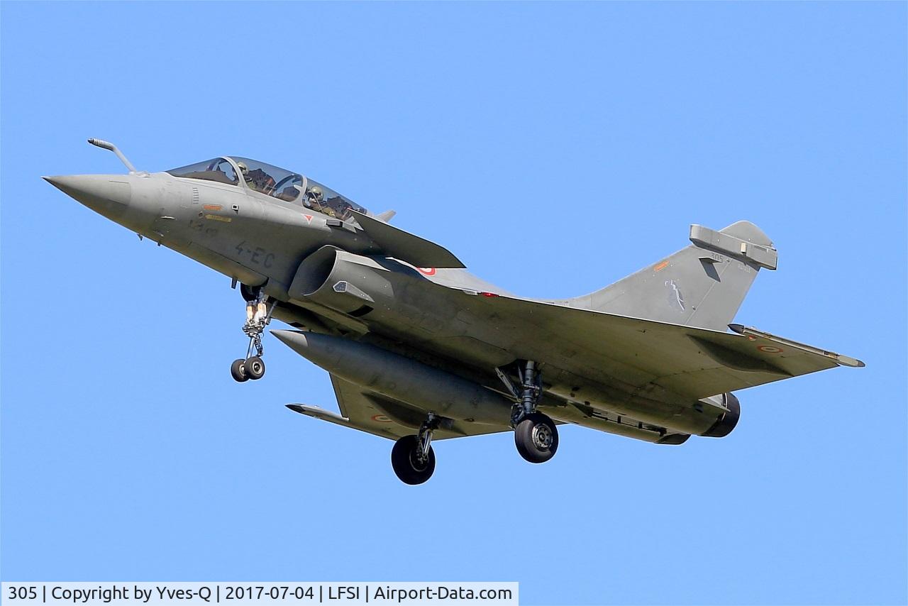 305, Dassault Rafale B C/N 305, Dassault Rafale B, On final rwy 29, St Dizier-Robinson Air Base 113 (LFSI)
