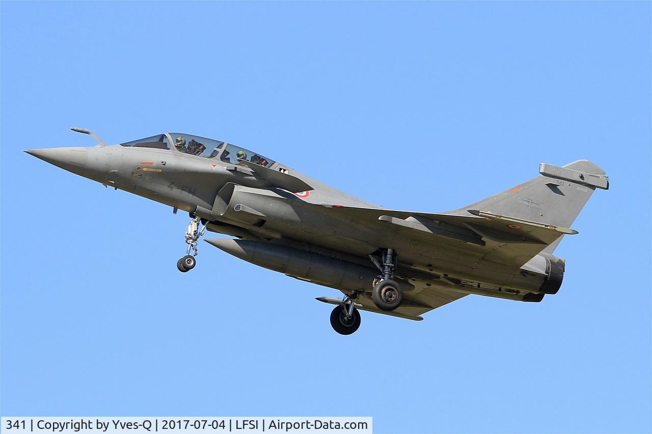 341, Dassault Rafale B C/N 341, Dassault Rafale B, Short approach rwy 29, St Dizier-Robinson Air Base 113 (LFSI)