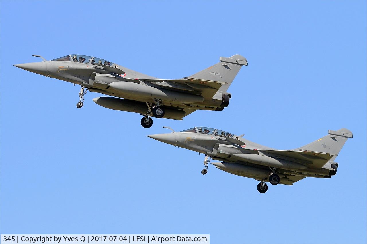 345, Dassault Rafale B C/N 345, Dassault Rafale B, Short approach rwy 29, St Dizier-Robinson Air Base 113 (LFSI)