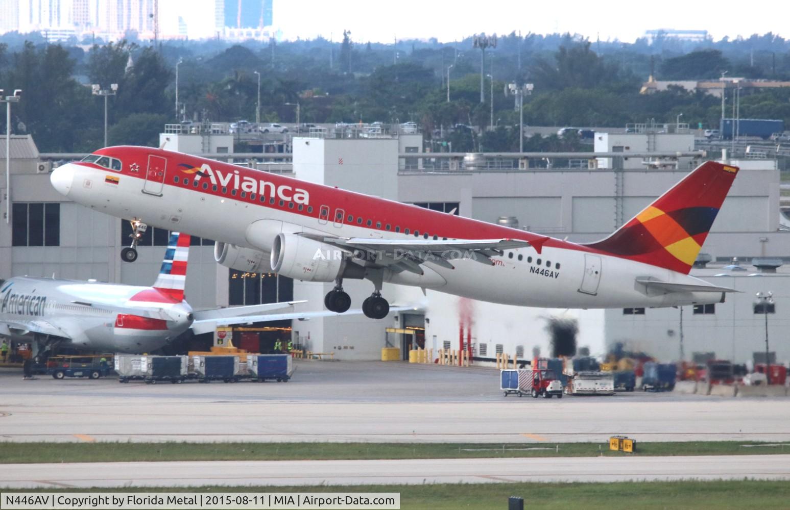 N446AV, 2009 Airbus A320-214 C/N 4046, Avianca