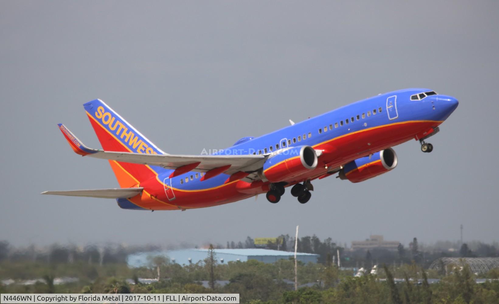 N446WN, 2003 Boeing 737-7H4 C/N 29842, Southwest