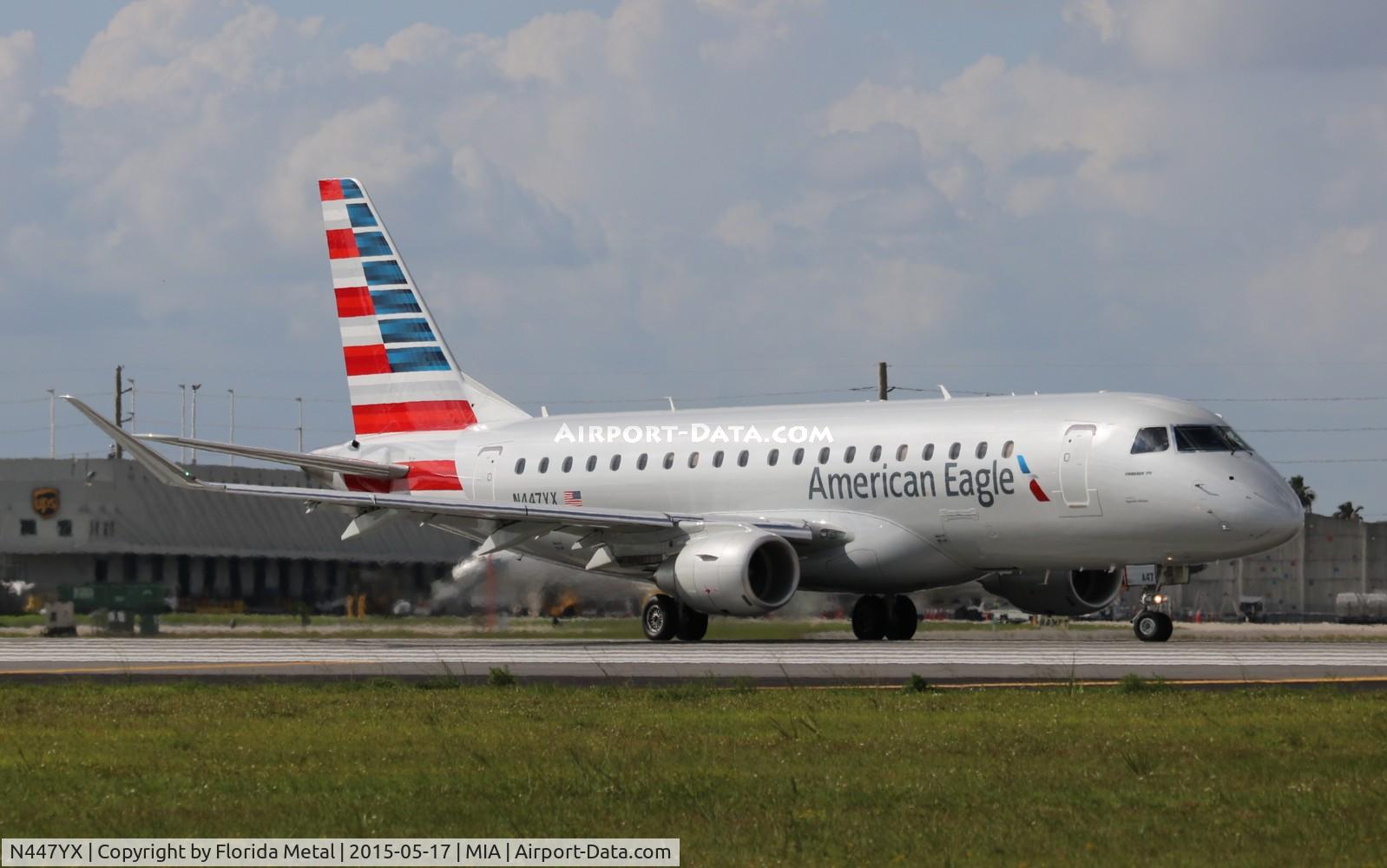 N447YX, 2015 Embraer 175LR (ERJ-170-200LR) C/N 17000463, American Eagle