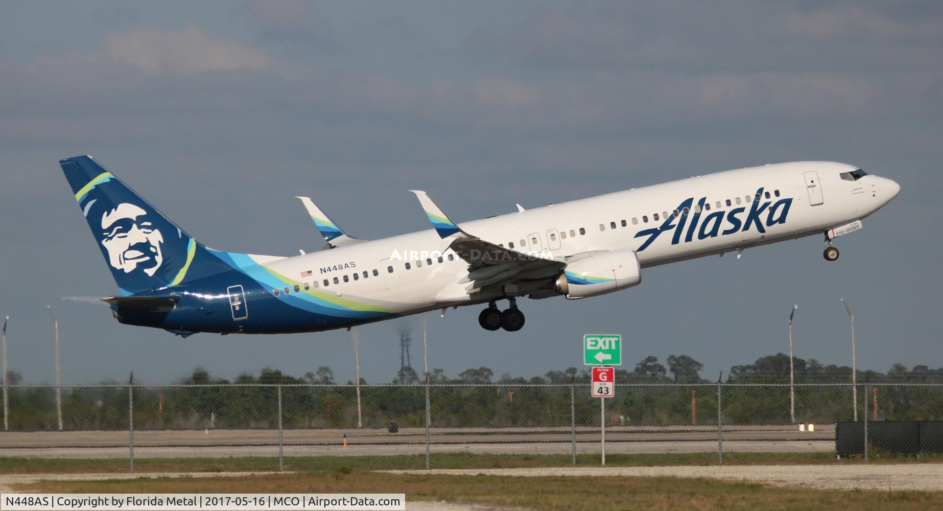 N448AS, 2016 Boeing 737-990/ER C/N 36356, Alaska