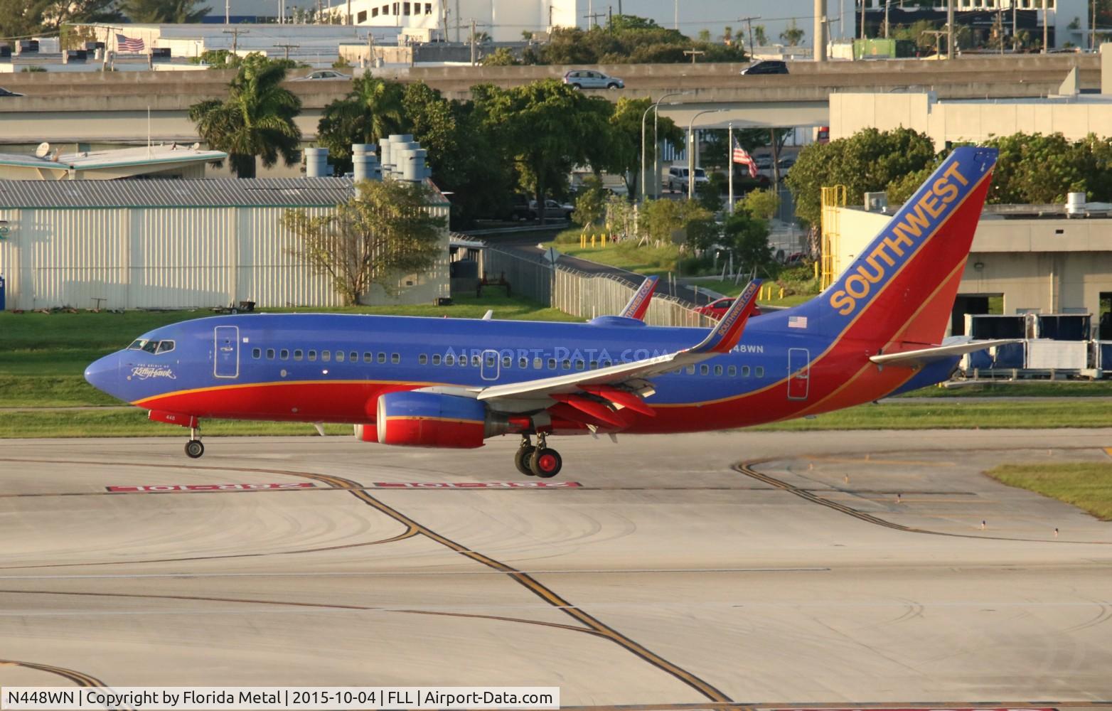 N448WN, 2003 Boeing 737-7H4 C/N 33721, Southwest