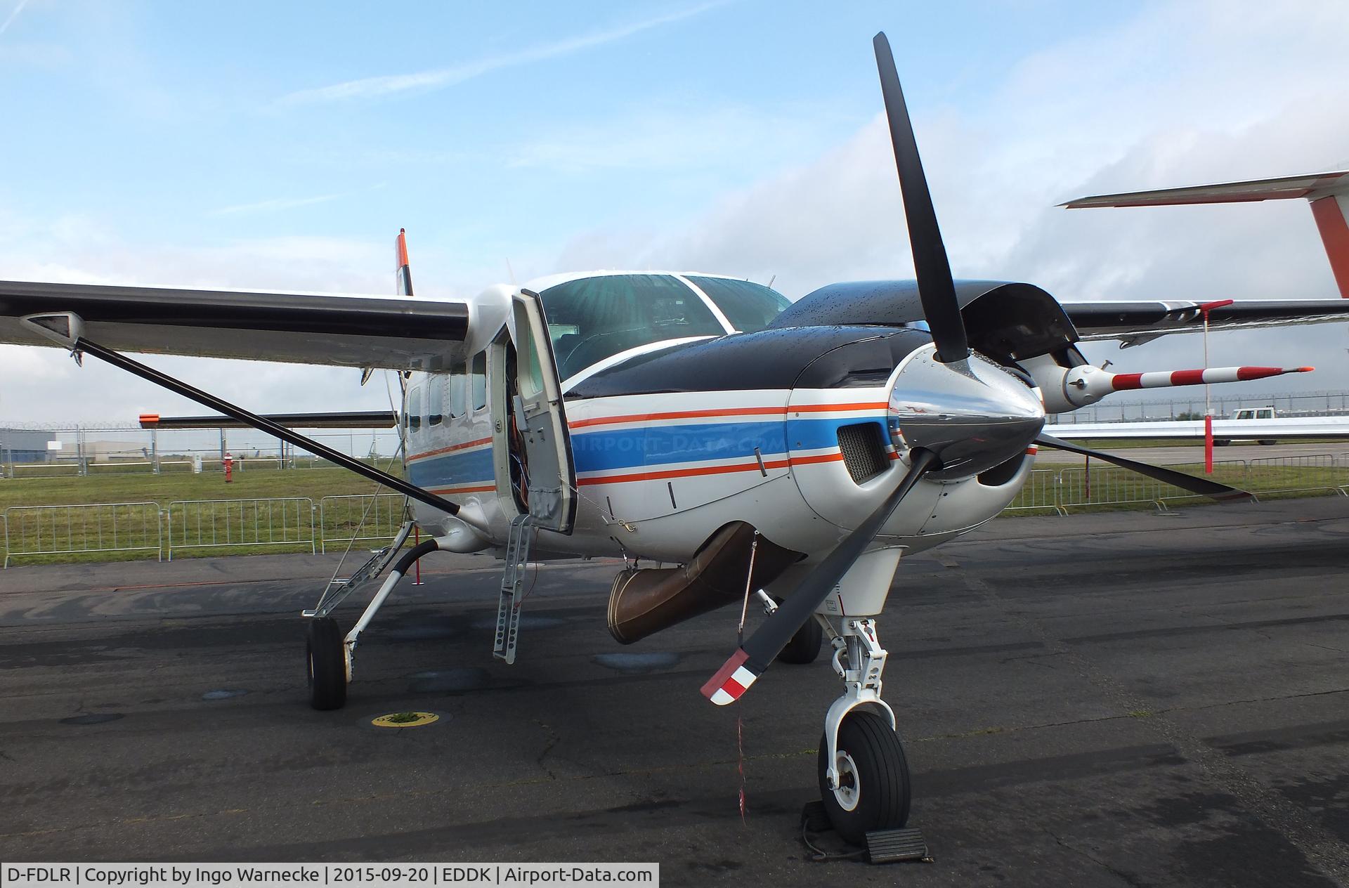 D-FDLR, 1998 Cessna 208B Grand Caravan C/N 208B-0708, Cessna 208B Grand Caravan research aircraft of DLR at the DLR 2015 air and space day on the side of Cologne airport