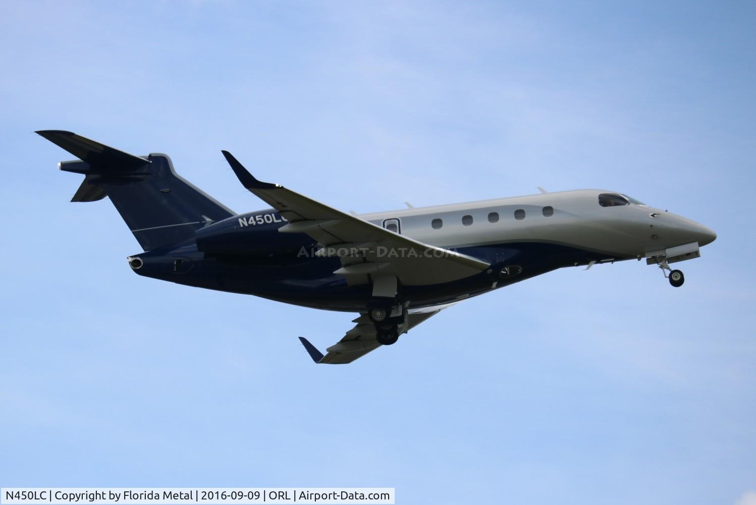 N450LC, 2016 Embraer EMB-545 Legacy 450 C/N 55010010, Legacy 450